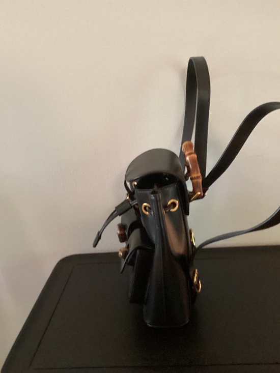 Gucci small backpack purse.